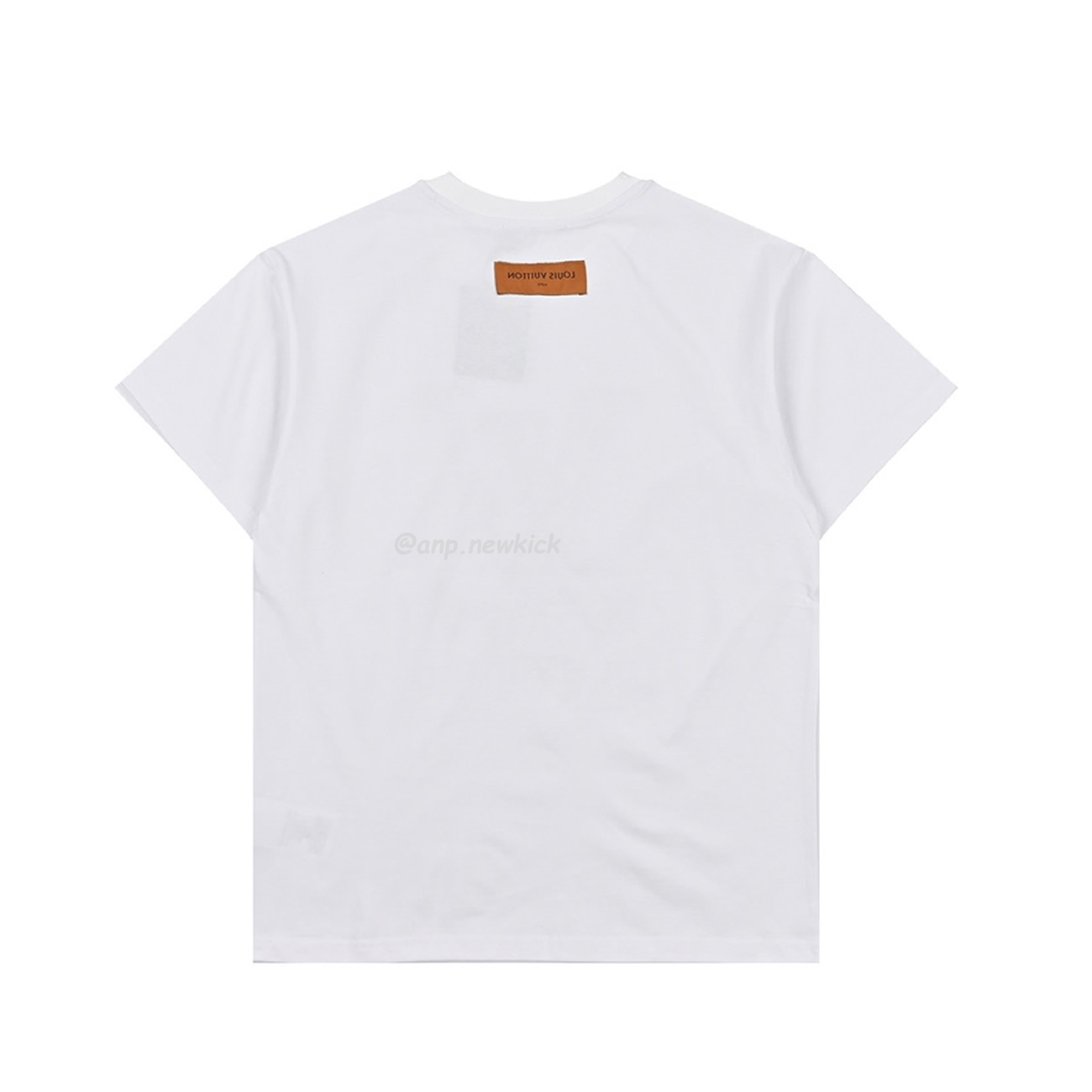 Louis Vuitton Classic Alphabet Digital Direct Spray Round Neck Short Sleeve T Shirt (9) - newkick.vip